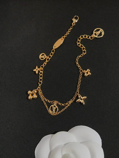 [Vellora Opalyn]BLOOMING PINK GOLD MOP BRACELET