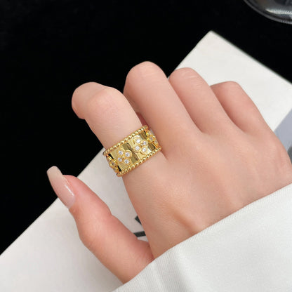[Vellora Opalyn]PERLEE DIAMOND LARGE RING