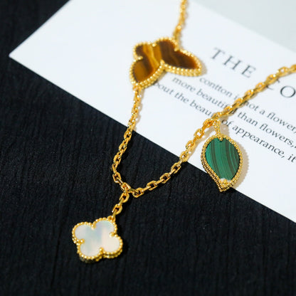 [Vellora Opalyn]LUCKY SPRING 5 MOTIF GOLD BRACELET