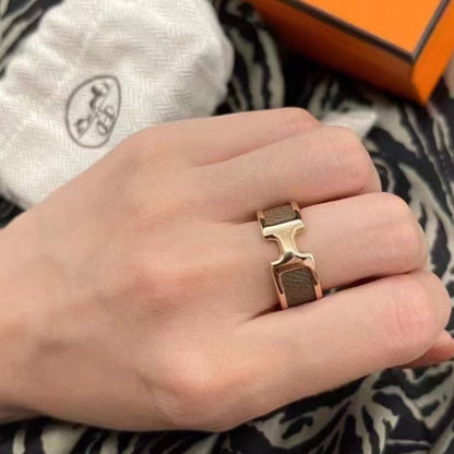 [Vellora Opalyn]OLYMPE PINK GOLD RING
