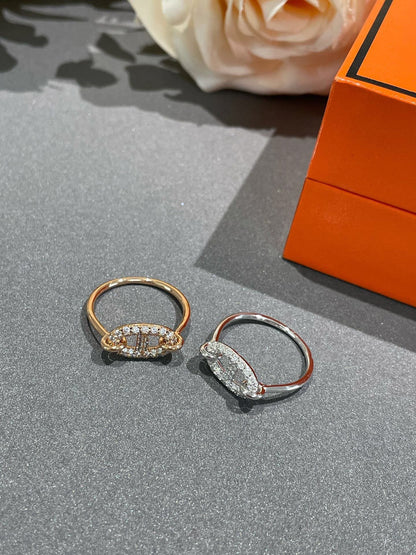 [Vellora Opalyn]RONDE SMALL DIAMOND RING