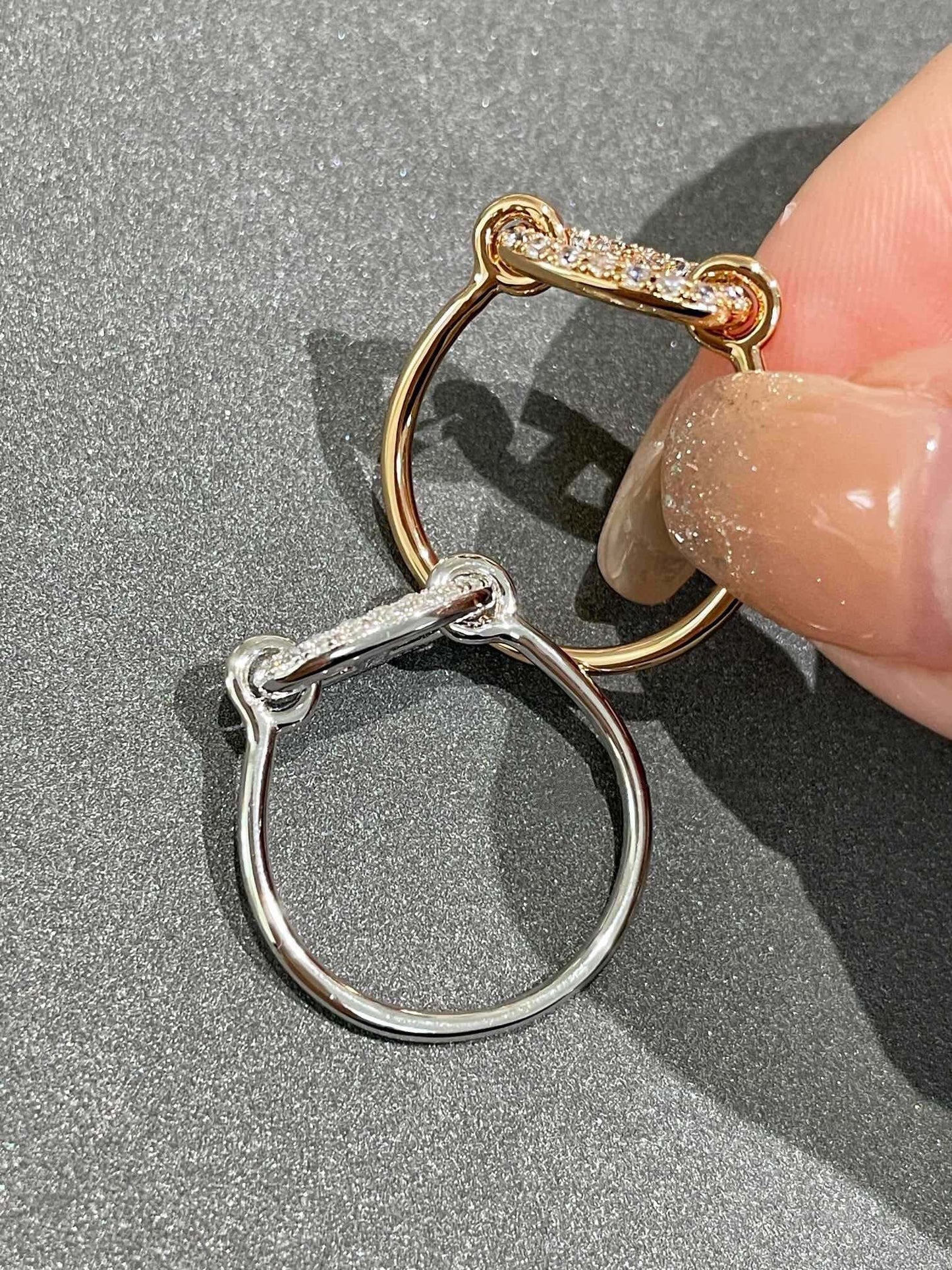 [Vellora Opalyn]RONDE SMALL DIAMOND RING