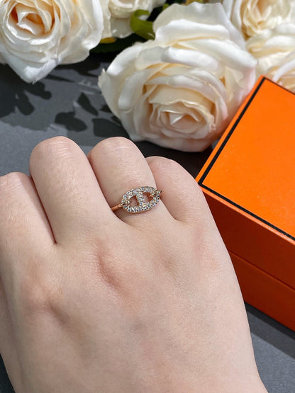 [Vellora Opalyn]RONDE SMALL DIAMOND RING