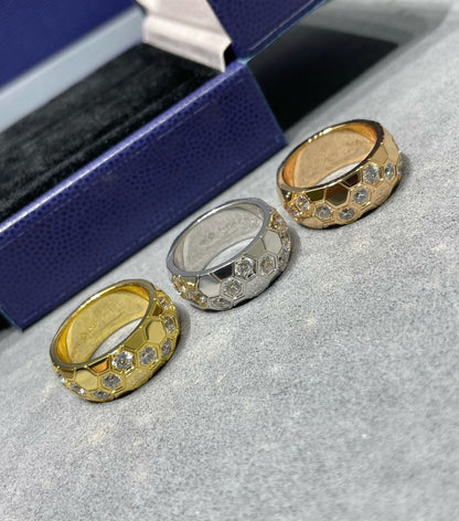 [Vellora Opalyn]BEE LOVE DIAMOND LARGE RING