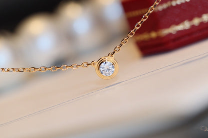 [Vellora Opalyn]DAMOUR DIAMOND NECKLACE