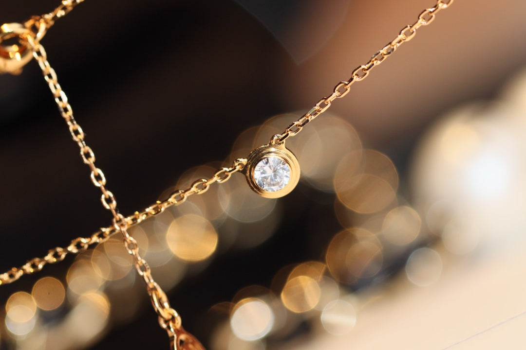 [Vellora Opalyn]DAMOUR DIAMOND NECKLACE