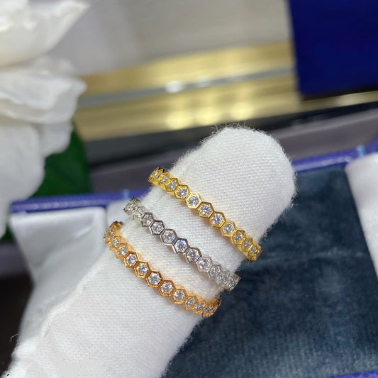 [Vellora Opalyn]BEE LOVE DIAMOND PAVED SMALL RING