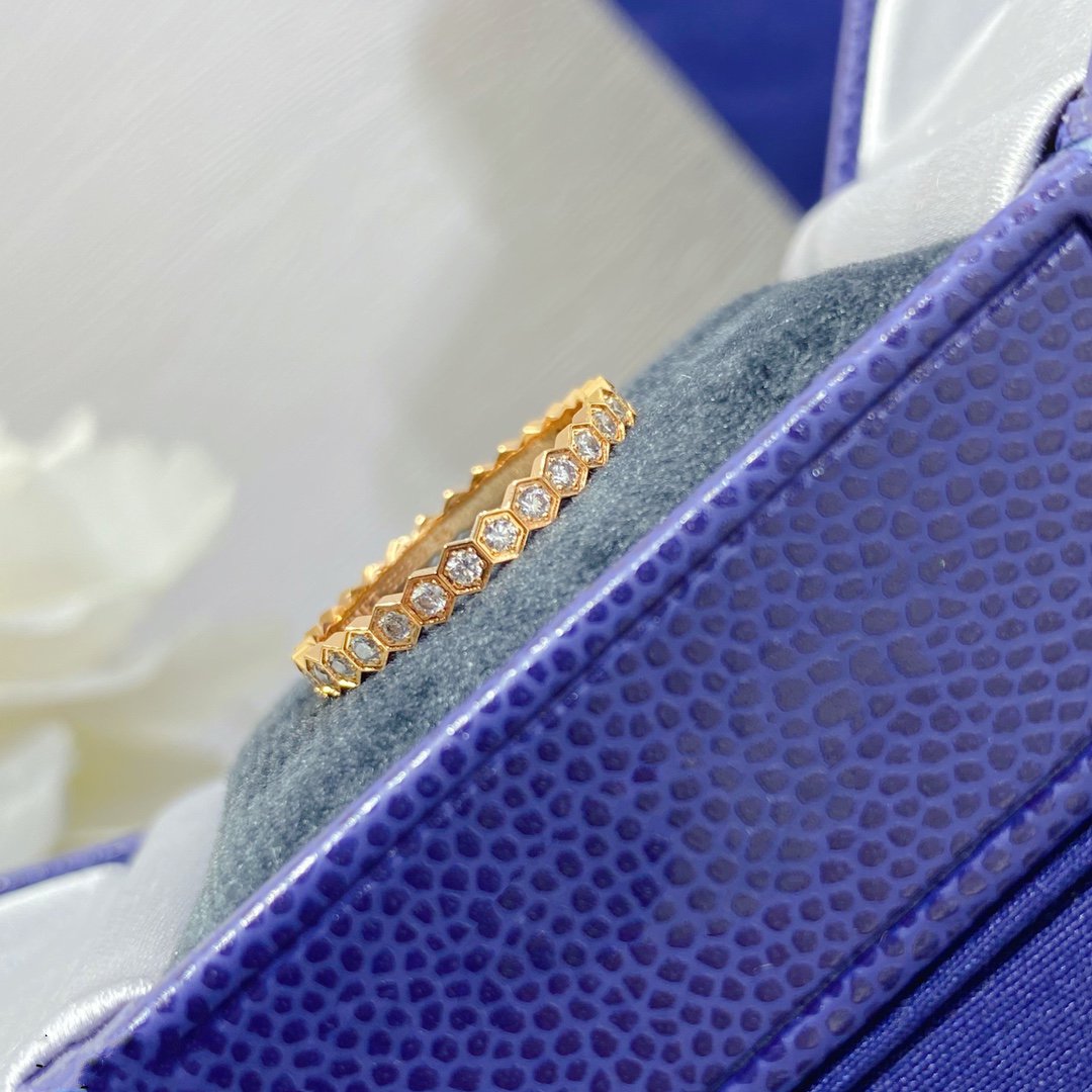 [Vellora Opalyn]BEE LOVE DIAMOND PAVED SMALL RING