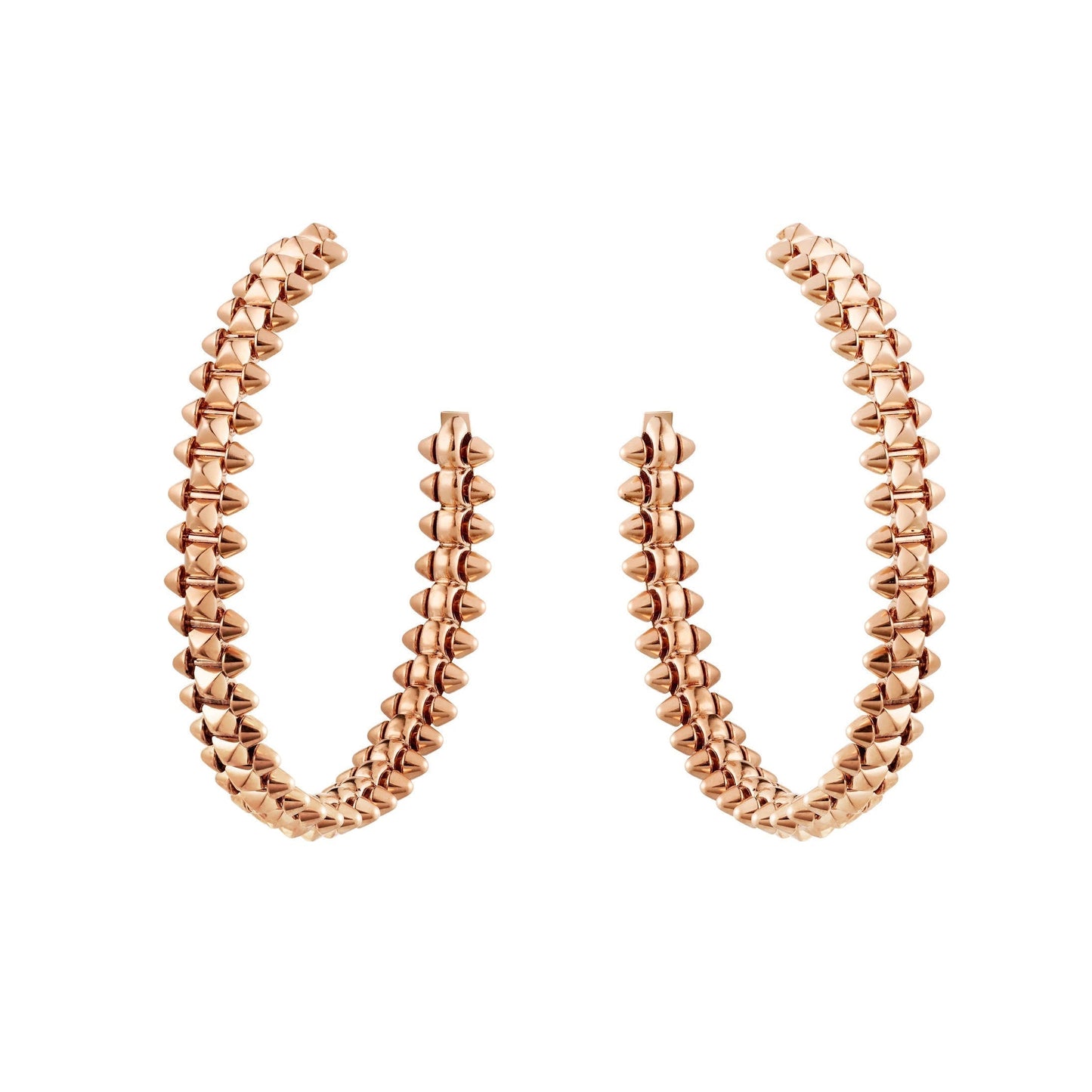 [Vellora Opalyn]CLASH LARGE HOOP EARRINGS
