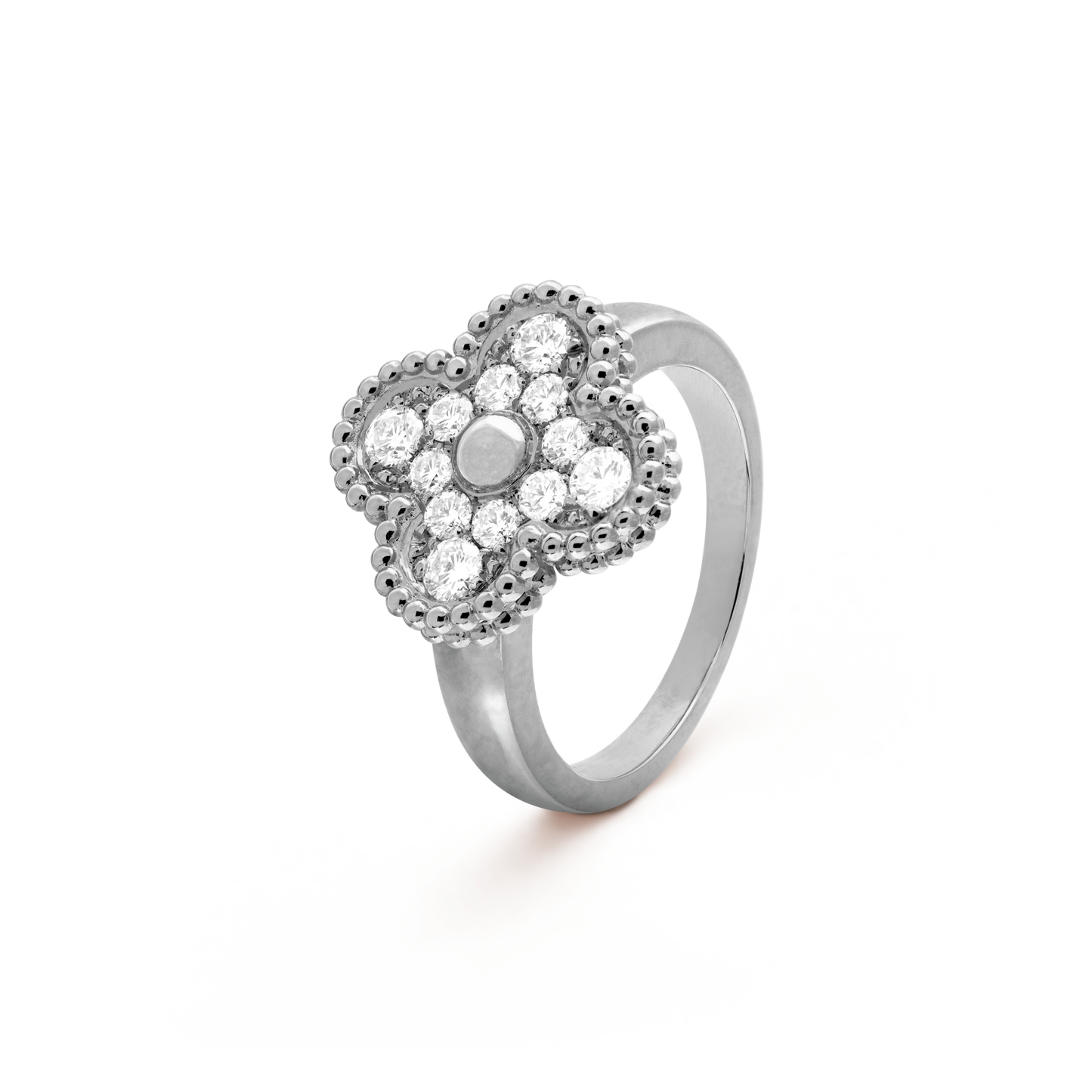 [Vellora Opalyn]CLOVER DIAMOND RING