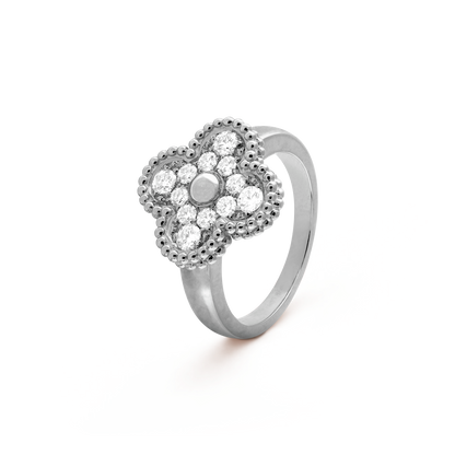 [Vellora Opalyn]CLOVER DIAMOND RING