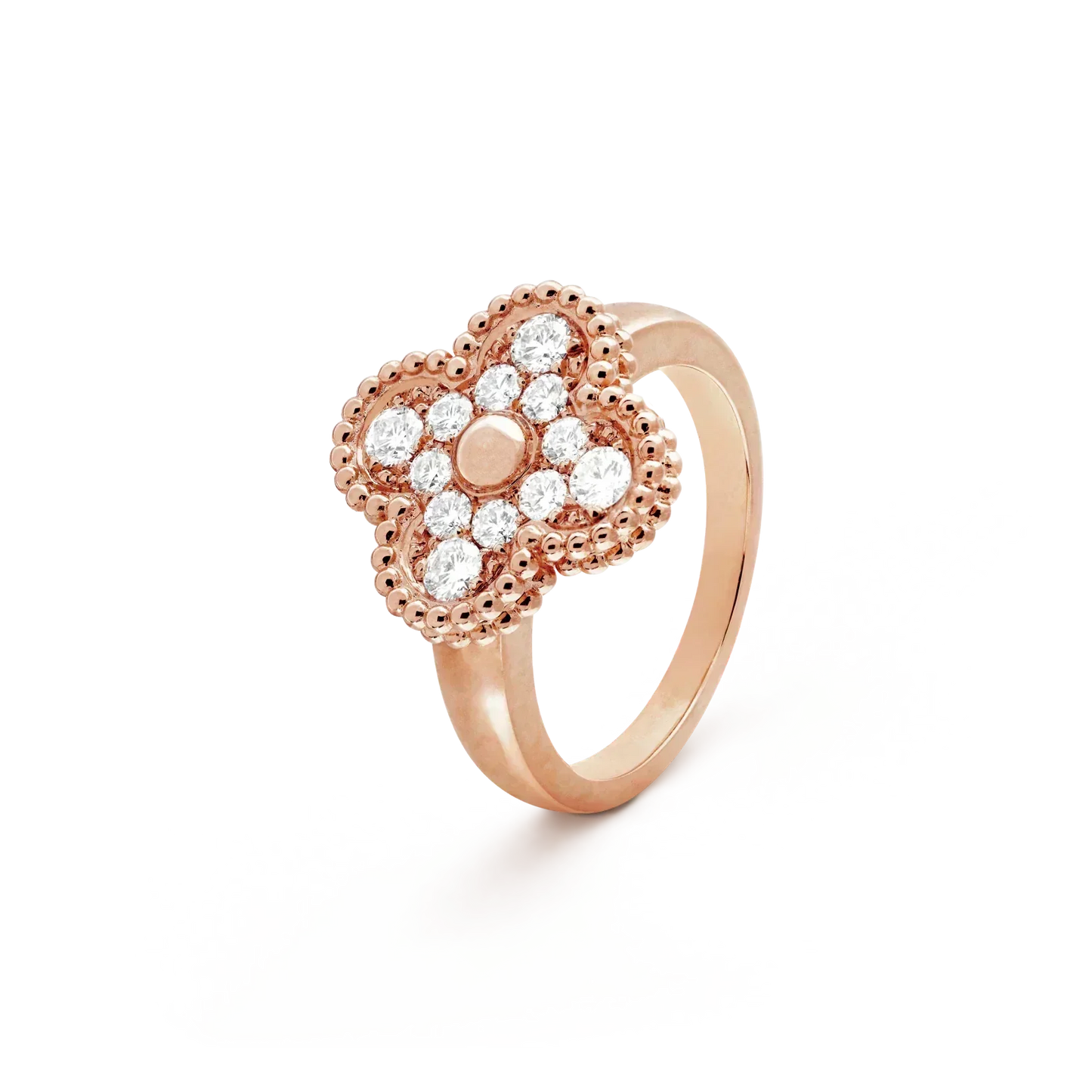 [Vellora Opalyn]CLOVER DIAMOND RING
