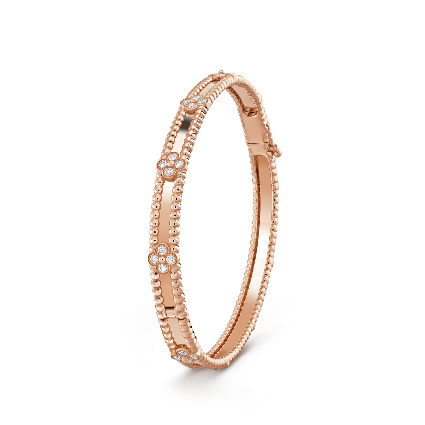 [Vellora Opalyn]CLOVER BRACELET 4MM DIAMONDS