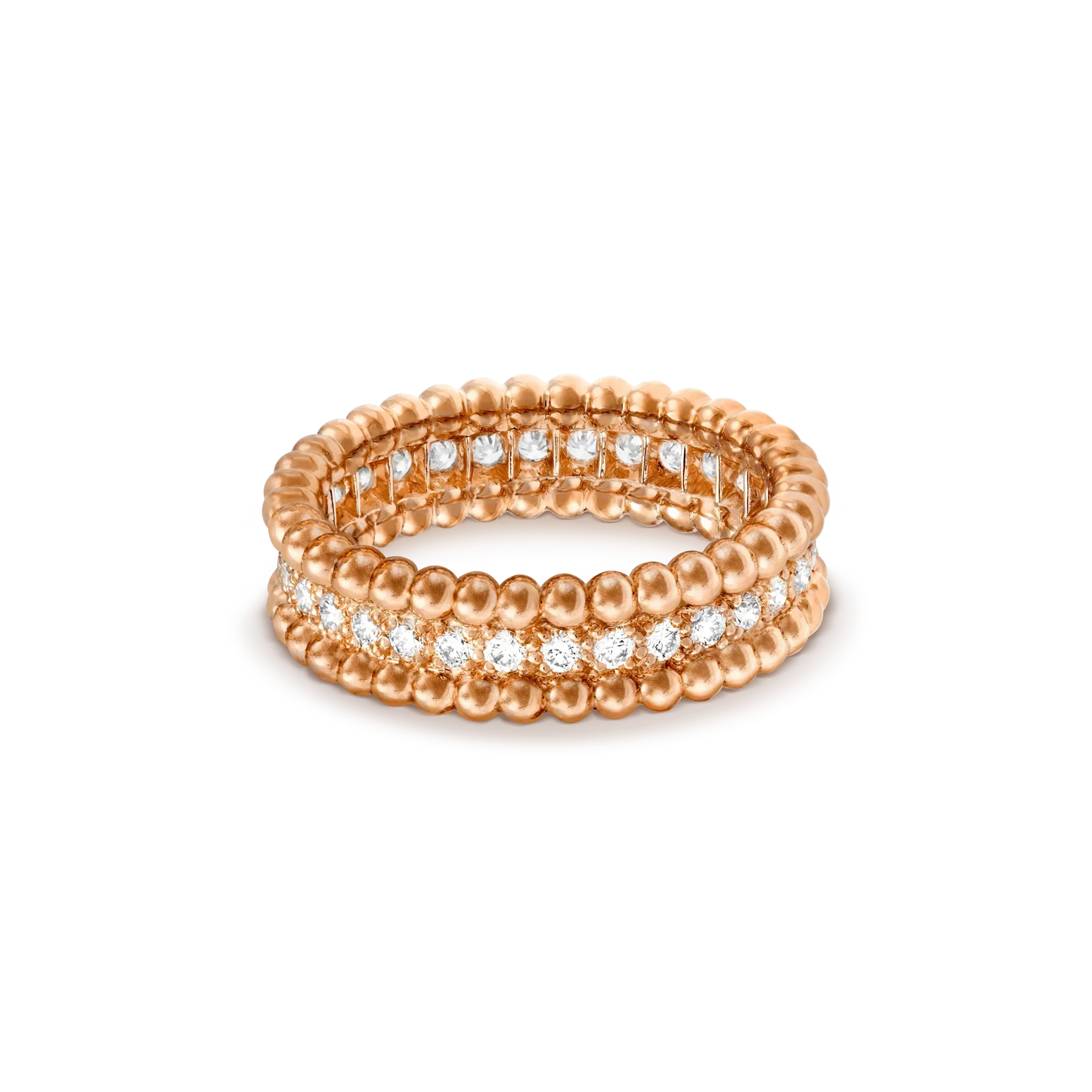 [Vellora Opalyn]PERLEE DIAMOND ROSE GOLD RING