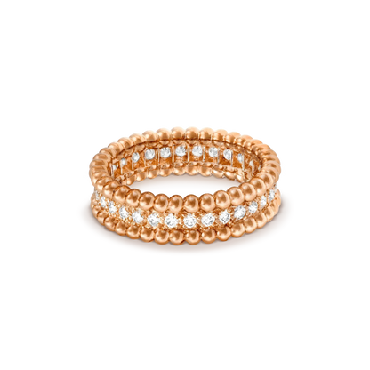 [Vellora Opalyn]PERLEE DIAMOND ROSE GOLD RING