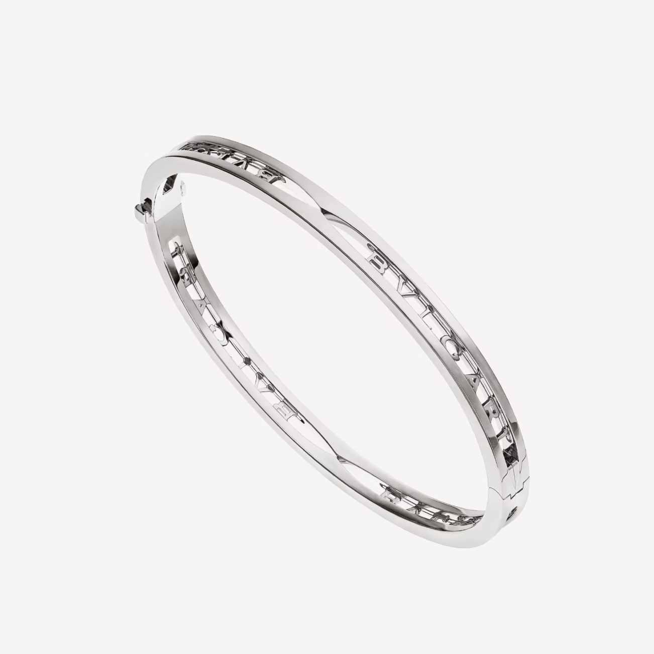 [Vellora Opalyn]ZERO 1 SPIRAL LOGO SILVER BRACELET
