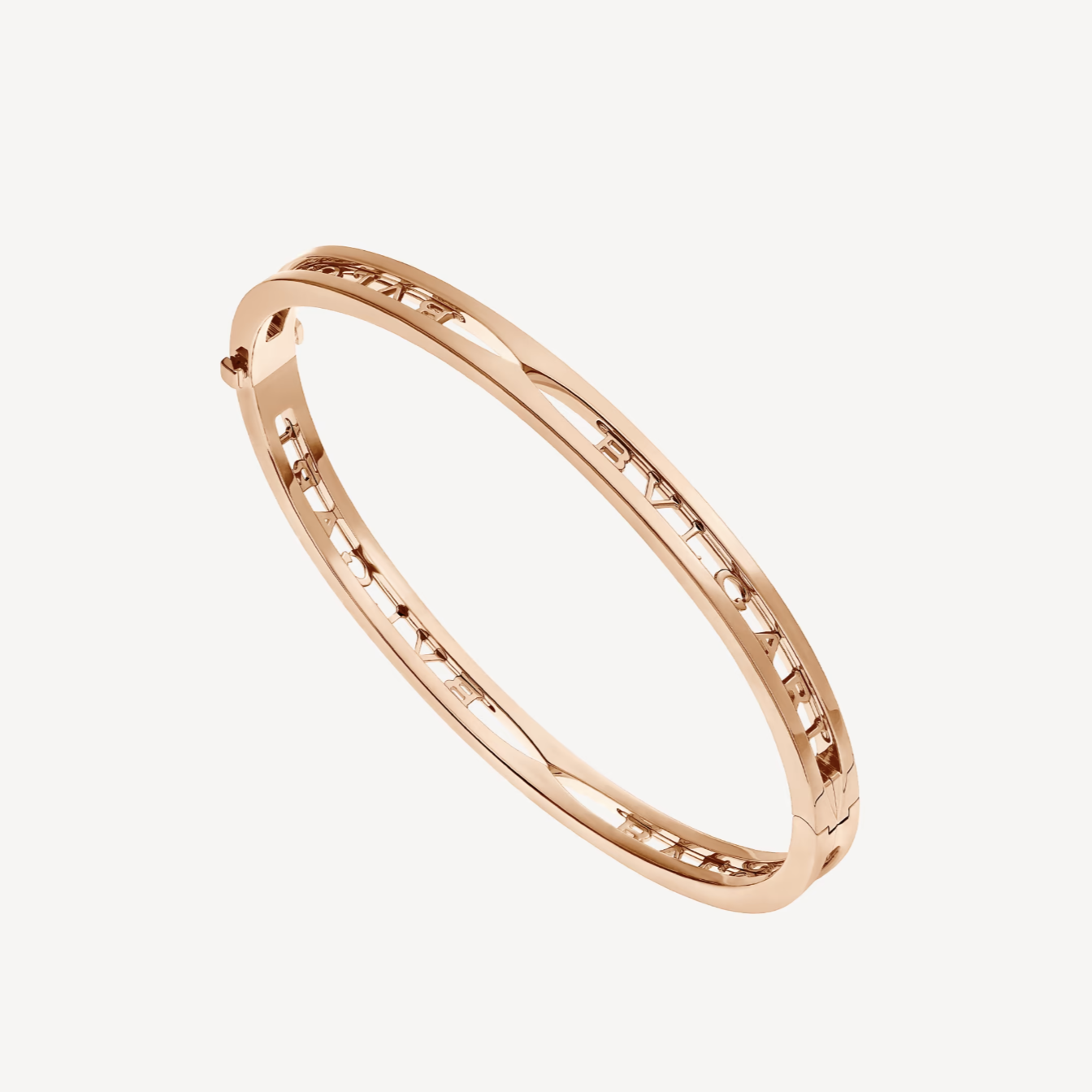 [Vellora Opalyn]ZERO 1 SPIRAL LOGO PINK GOLD BRACELET