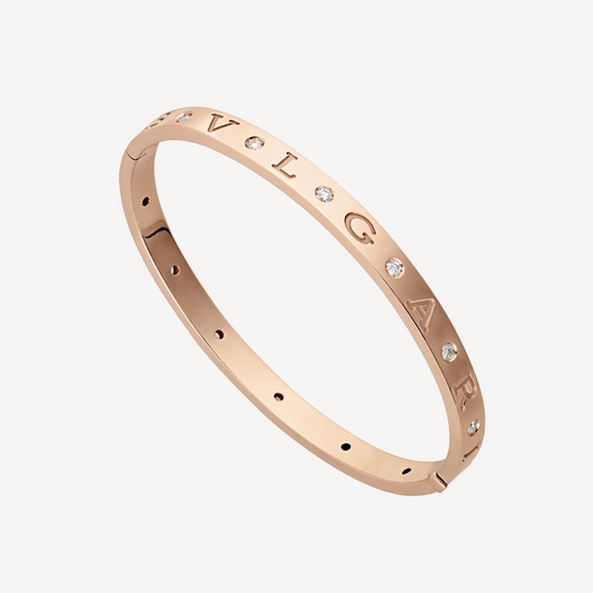 [Vellora Opalyn]ZERO 1 PINK GOLD 12 DIAMONDS BRACELET