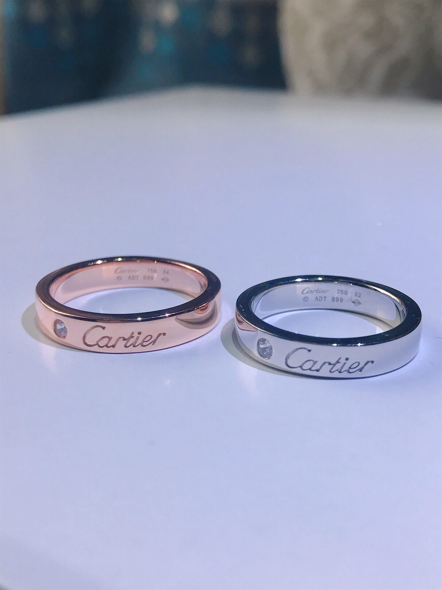 [Vellora Opalyn]C PLATINUM 1 DIAMOND RING