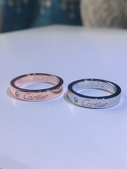 [Vellora Opalyn]C PLATINUM 1 DIAMOND RING