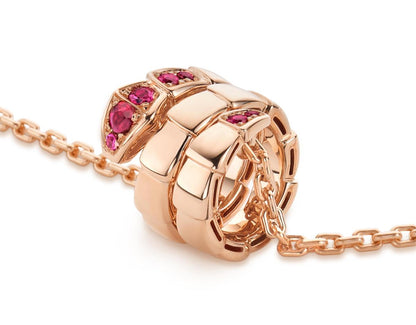 [Vellora Opalyn]SERPENTI PEDANT NECKLACE
