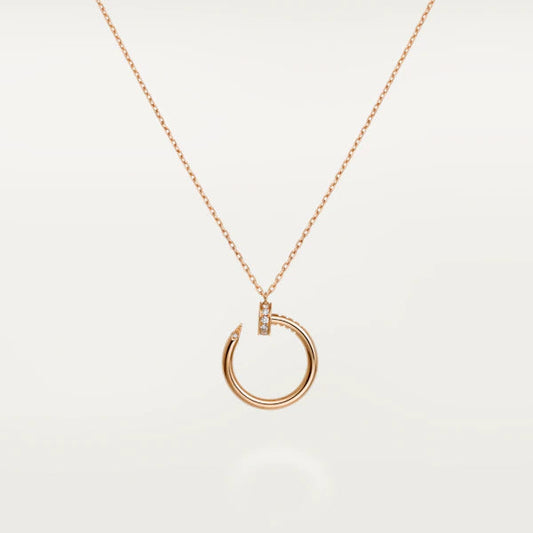 [Vellora Opalyn]JUSTE NECKLACE PINK GOLD