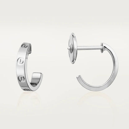 [Vellora Opalyn]LOVE EARRINGS 2.65MM SILVER