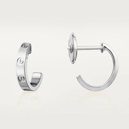 [Vellora Opalyn]LOVE EARRINGS 2.65MM SILVER