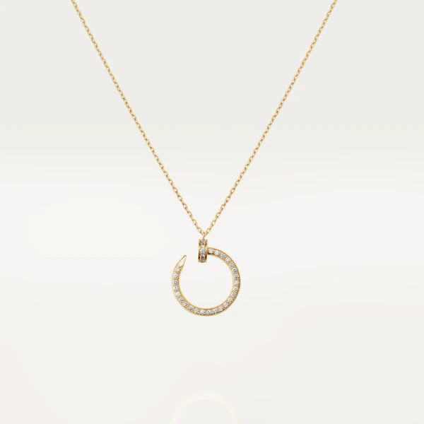 [Vellora Opalyn]JUSTE NECKLACE GOLD DIAMONDS