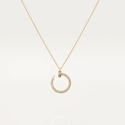 [Vellora Opalyn]JUSTE NECKLACE GOLD DIAMONDS