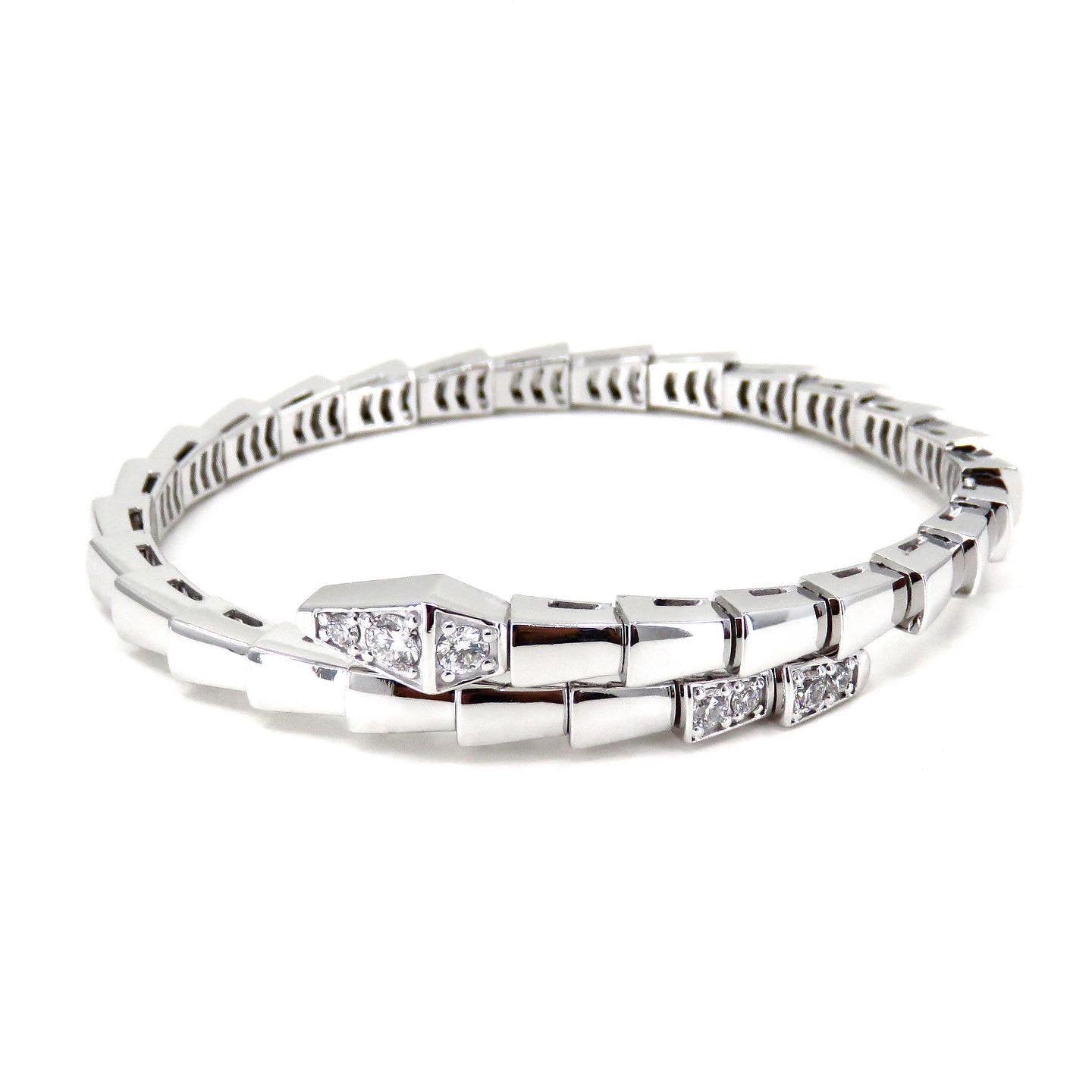 [Vellora Opalyn]SERPENTI BRACELET DIAMONDS SILVER