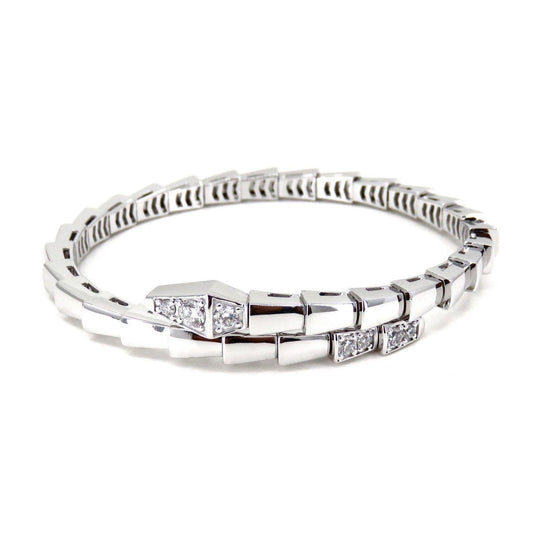 [Vellora Opalyn]SERPENTI BRACELET DIAMONDS SILVER