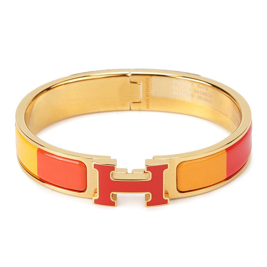 [Vellora Opalyn]H BRACELET ORANGE RAINBOW CERAMIC