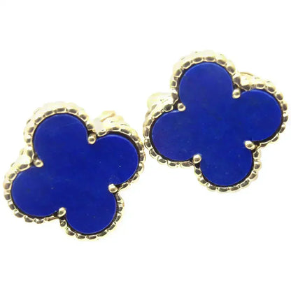 [Vellora Opalyn]CLOVER MINI 9.5MM TURQUOISE EARRINGS