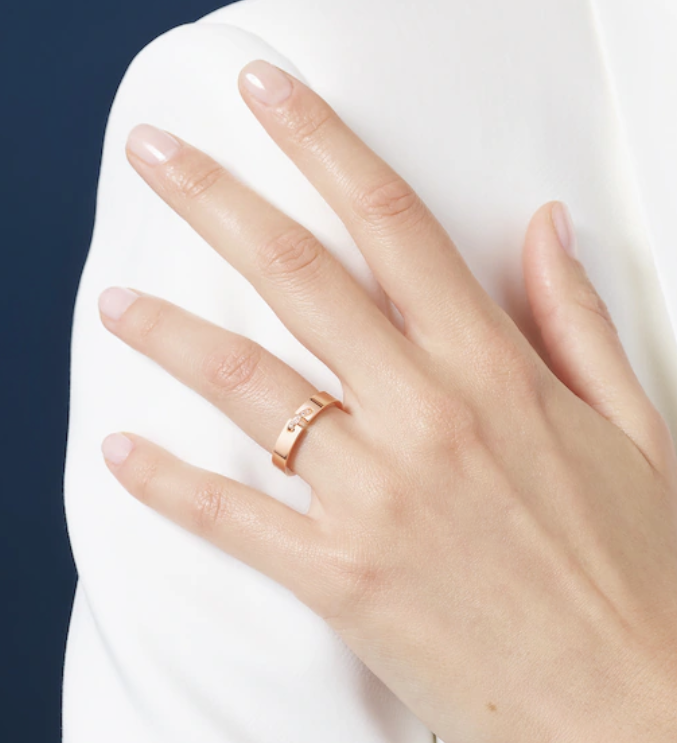 [Vellora Opalyn]ALLIANCE LIENS VIDENCE DIAMOND 4MM RING