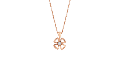 [Vellora Opalyn]FIOREVER NECKLACE DIAMOND CENTER