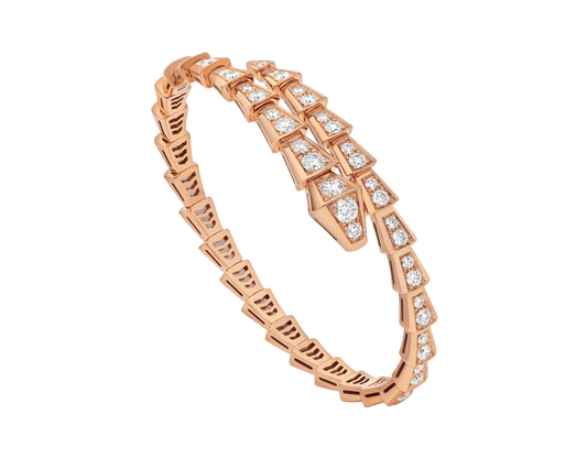 [Vellora Opalyn]SERPENTI BRACELET 6.8MM PINK GOLD DIAMOND