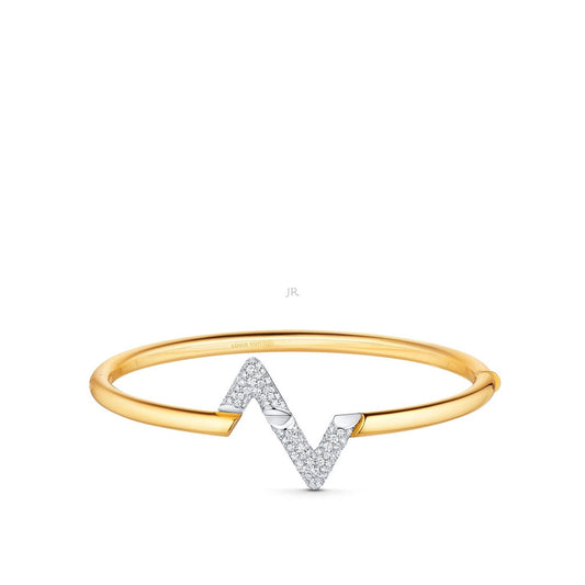 [Vellora Opalyn]VOLTE UPSITE DOWN GOLD DIAMOND BRACELET