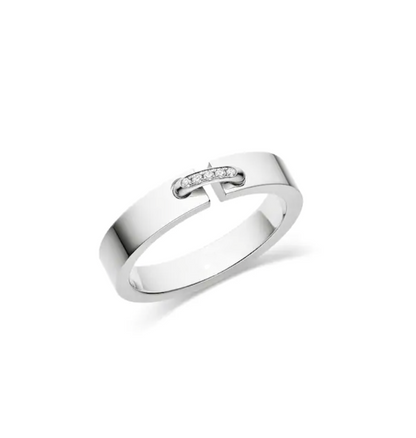 [Vellora Opalyn]ALLIANCE LIENS VIDENCE DIAMOND 4MM RING
