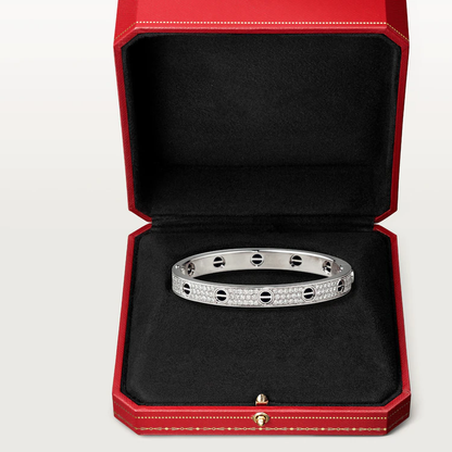 [Vellora Opalyn]LOVE BRACELET 6.1MM DIAMOND-PAVED CERAMIC