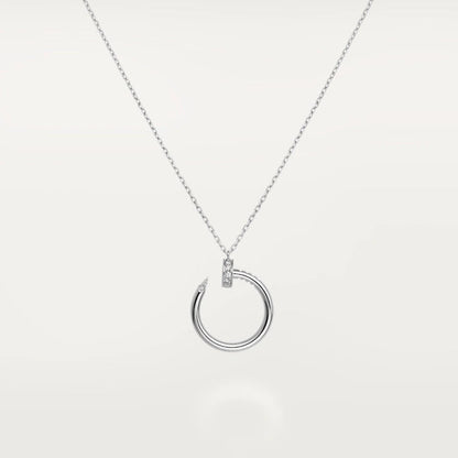 [Vellora Opalyn]JUSTE NECKLACE SILVER