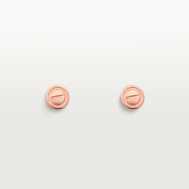 [Vellora Opalyn]LOVE EARRINGS PINK GOLD 10MM