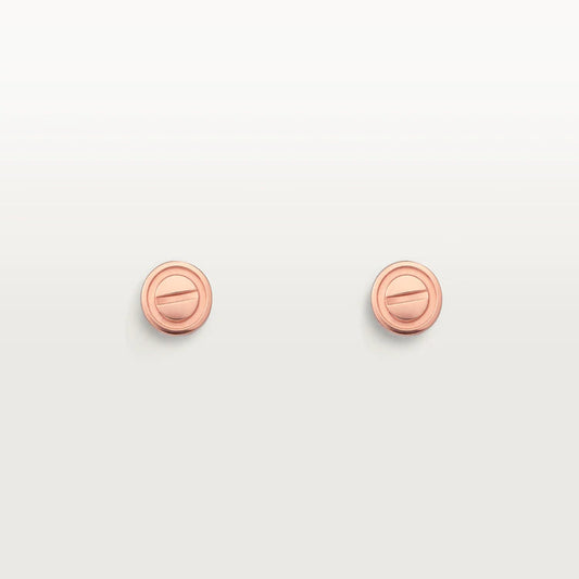 [Vellora Opalyn]LOVE EARRINGS PINK GOLD 10MM