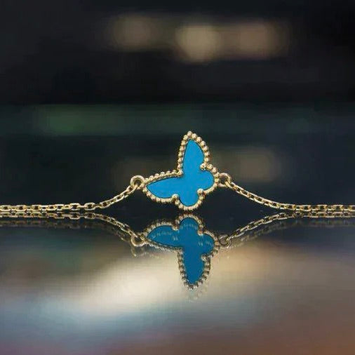 [Vellora Opalyn]BUTTERFLY TURQUOISE BUTTERFLY BRACELET