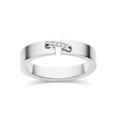 [Vellora Opalyn]ALLIANCE LIENS VIDENCE DIAMOND 4MM RING