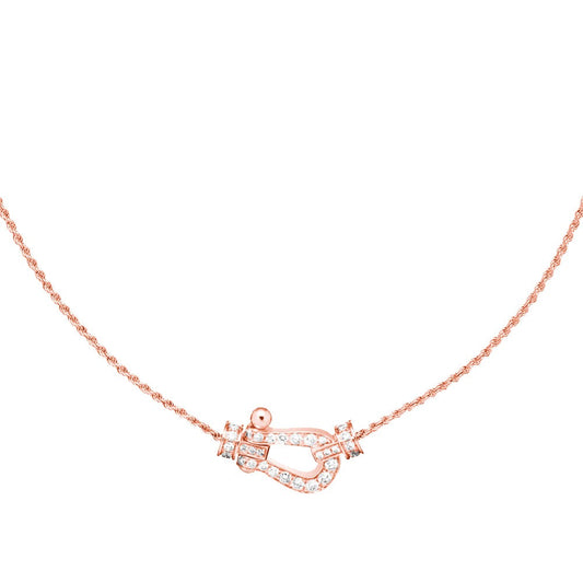 [Vellora Opalyn]FORCE 10 PINK GOLD DIAMOND NECKLACE
