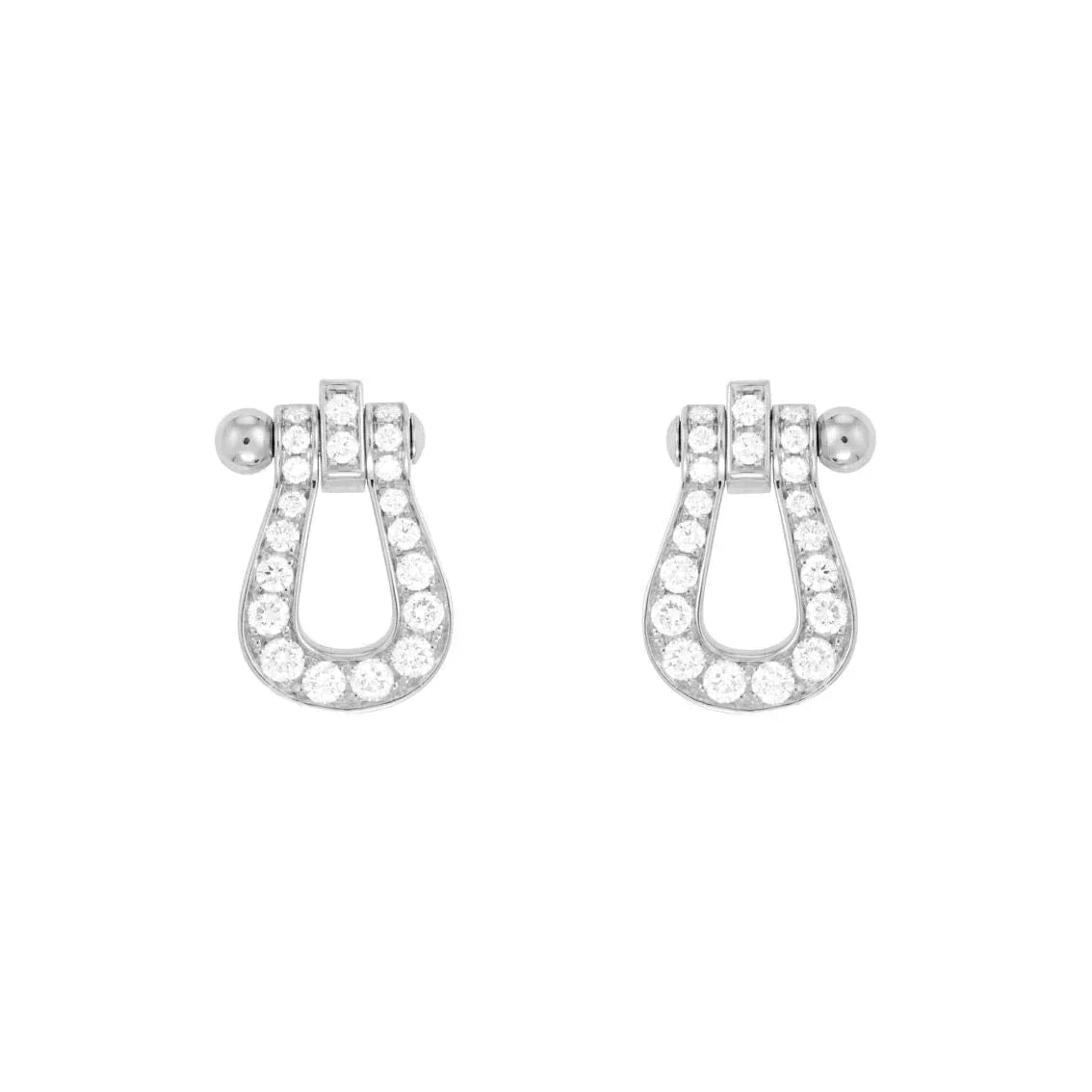 [Vellora Opalyn]FORCE 10 FULL DIAMOND STUD EARRINGS MINI MODEL
