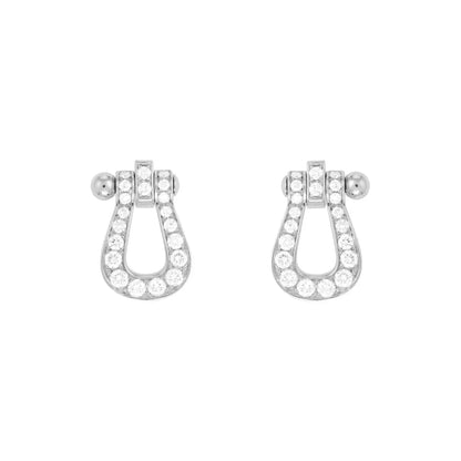 [Vellora Opalyn]FORCE 10 FULL DIAMOND STUD EARRINGS MINI MODEL
