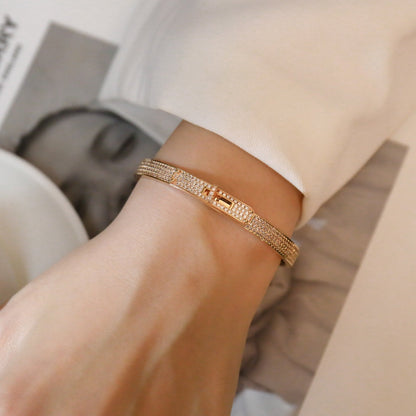 [Vellora Opalyn]KELLY BRACELET DIAMOND PAVED