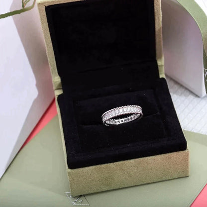[Vellora Opalyn]PERLEE DIAMOND SILVER RING